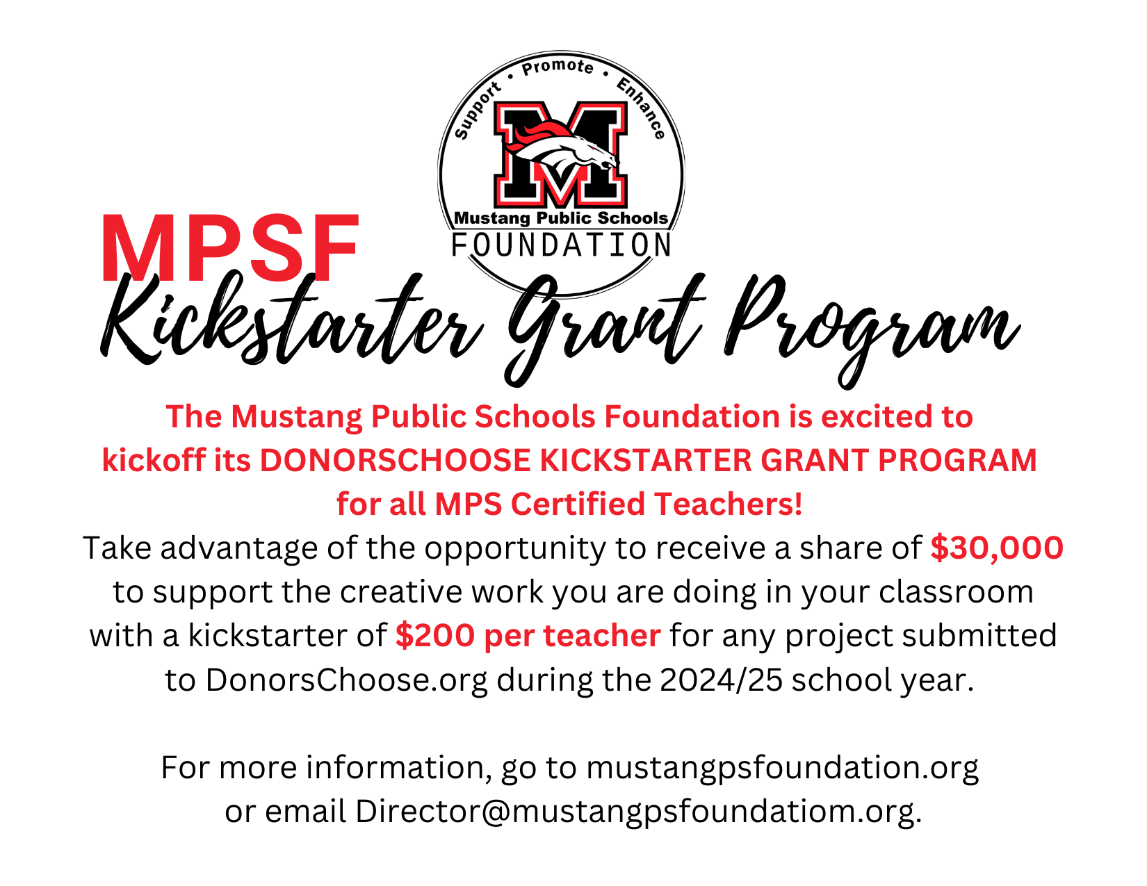 MPSF Kickstarter Grant